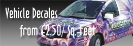 Vehicle Decals Printing from £2.50/Sq. Feet